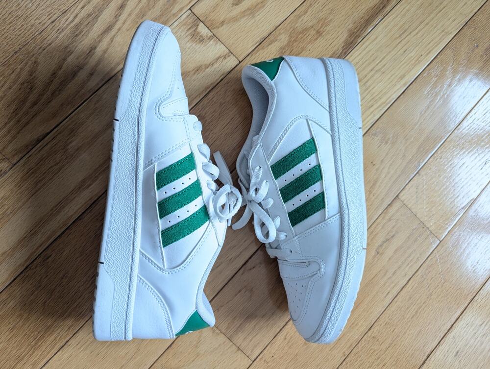 Adidas Size 9.5 Womens Sneakers Break Start Basketball Shoe GUC Green White